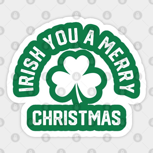 Irish You A Merry Christmas #1 Sticker by SalahBlt